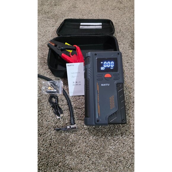 SUITU ST-9631 Pro Jump Starter with Air Compressor 20000mAh Portable Power Bank - Picture 11 of 16